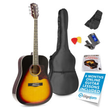 Sunburst Max SoloJam Western Guitar - Ideal Acoustic Guitar Starter Kit