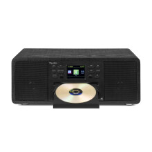 Audizio Avola DAB Radio Internet Speaker with CD Player, Bluetooth, DAB+ Black