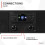 Audizio Avola DAB Radio Internet Speaker with CD Player, Bluetooth, DAB+ Black 6