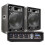 MAX 15" Passive Speaker PA System with PDM-C405A Powered Stage Mixer 1