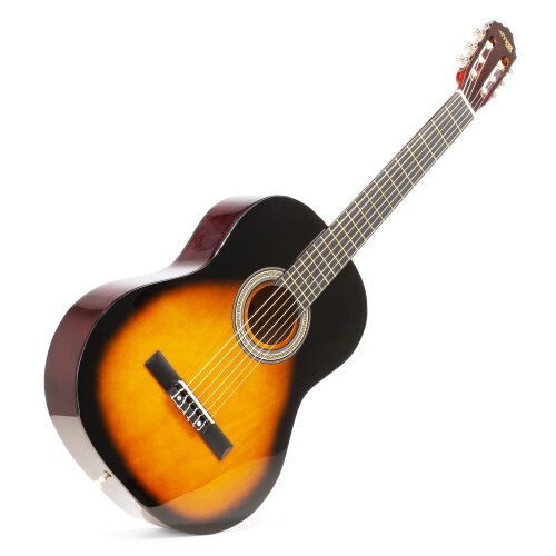 MAX SoloArt Classic Acoustic Guitar Starter Set with Bag, Tuner, Strings & Strap 2