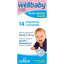Vitabiotics, Wellbaby Multi-vitamin Liquid, 150ml (PACK OF 3)