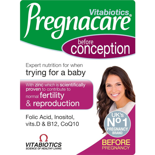 Vitabiotics Vitabiotics, Pregnacare Before Conception, 30 Tablets (PACK OF 3)