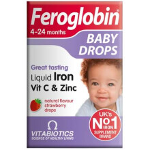 Vitabiotics, Feroglobin Baby Drops, 30ml (PACK OF 3)