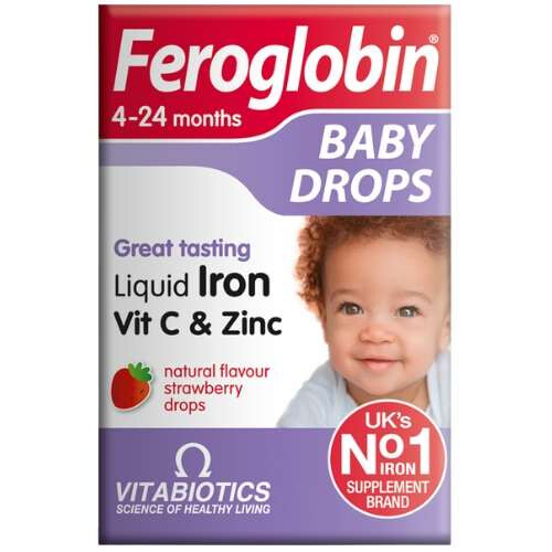 Vitabiotics Vitabiotics, Feroglobin Baby Drops, 30ml (PACK OF 3)