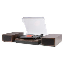 Vinyl Player with Speakers, LP Record Turntable Stereo System, Bluetooth, RP165D