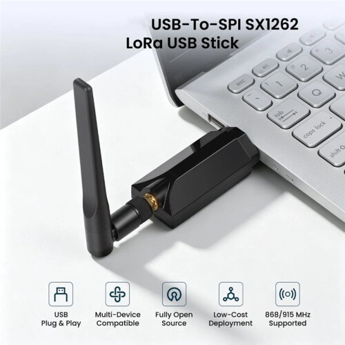Meshstick USB-Naar-SPI SX1262 TCXO LoRa USB-Stick USB2.0 CH341 Plug-And- Meshtastic/LoRa Mesh-Node 2