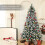 7ft Snow-Dipped Artificial Pine Christmas Tree 6