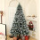 7ft Snow-Dipped Artificial Pine Christmas Tree 4