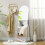 150cm Arched Full Length Mirror - Black 4