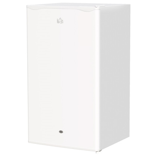 91L Freestanding Under-Counter Fridge with Lock - White 1
