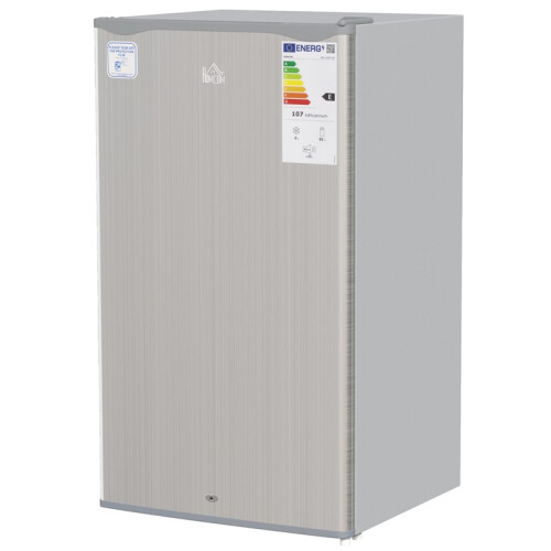 91L Freestanding Under-Counter Fridge with Lock - Grey 1