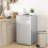 91L Freestanding Under-Counter Fridge with Lock - Grey 3