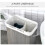 100L Laundry Basket with Lid String Handles, 2 Section Collapsible Hamper Removable Lining Foldable Water-Resistant Dirty Clothes Storage, Grey 7