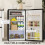 91L Freestanding Under-Counter Fridge with Lock - Black 8