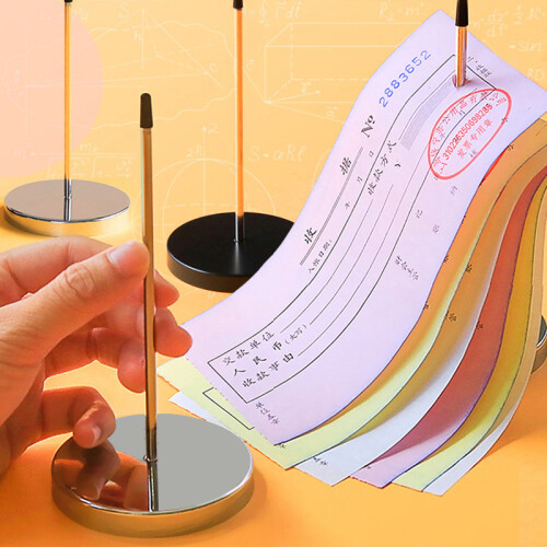 Support de tickets pour restaurant, porte-reçu de bureau en noir 1