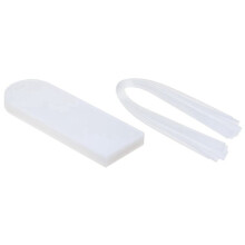 10pc Clear Acrylic Place Cards Blanks Gift Tags with Ribbon Wedding Name Cards for Table Setting Reserved Signs Supplies