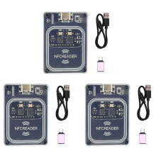 3X PCR532 NFC RFID Draadloze Module IC-Kaartlezer/Schrijver RFID-Emulator Minicopy met Type-C-Interface
