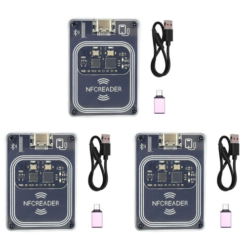 3X PCR532 NFC RFID  Wireless Module IC Card Reader Writer RFID Emulator Minicopy with Type-C Interface
