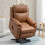 Faux Leather 70 Electric Riser Recliner Chair - Brown 4