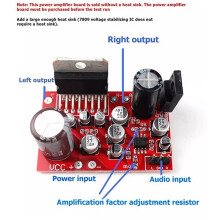 TDA7379 Power Audio Versterker Chip Module DC9-17V 39W X 39W Hoge Vermogen Voorversterker AD828 Audio Voorversterker