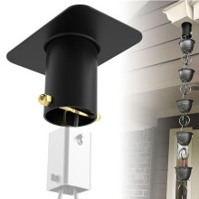 Rain Chain Gutter Adapter Rain Chain Adapter with Bolt Rain Chain Installation for Rain Chain Outside Gutters Downspout