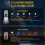 3X  Torch Flashlight USB Rechargeable Flashlight,Small Pocket Flashlight Outdoor Waterproof Light 8