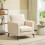 Linen-Look Armchair - Beige 3