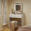 Storage Dressing Table, with LED Light Mirror - White 1