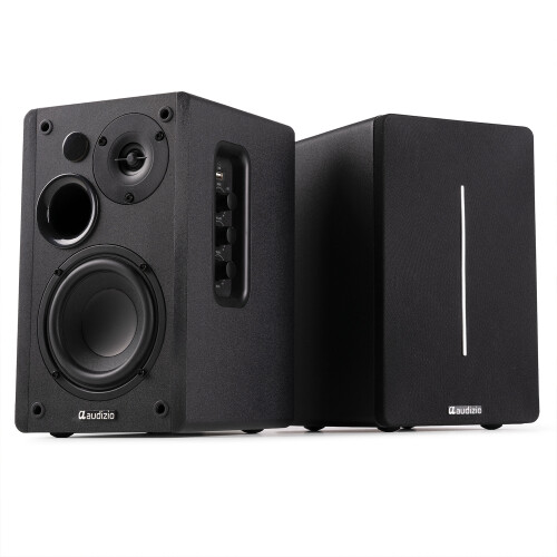 Audizio KS01B Bluetooth Bookshelf Speakers - Powered Hifi Stereo Speaker System