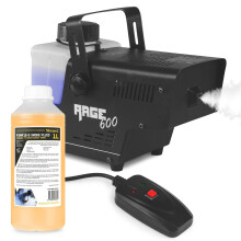 Beamz Rage600 Smoke Machine 600W Fog Mist with Remote Control & 1L Fluid