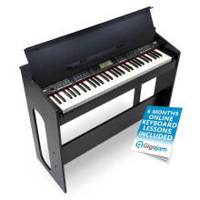 Max RhapsodyDP61 Digital Piano with Stand - 61 Touch Sensitive Keys for Learners