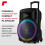 Fenton FT15LED MK2 Portable PA System - 800W Wireless Microphone & Lights 2