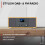 Audizio Avola Internet Radio Speaker System with CD, DAB+ and Bluetooth - Bamboo 3