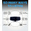 Denver Bluetooth DAB+ CD Player HiFi Denver MDA-320 Wall Mountable Remote Control & USB 3