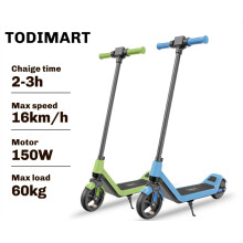 Kids Electric Scooter 150W Age 6-14 Kick E-Scooter LED Display 2 Wheels 3 Speeds