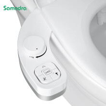 Bidet Toilet Seat Attachment Self Cleaning Dual Nozzle Bathroom Water Spray UK