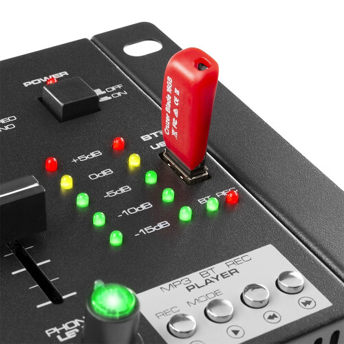 Vonyx 172.970 STM3025 4-Channel Bluetooth DJ Mixer with USB & MP3 Input 1