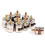 10Pcs/Pack  2-Phase 4-Wire Stepper Motor Miniature Stepper with Gear Small Tiny  Motor Toy Engine DIY 2