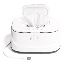 Portable Baby Wipes Warmer with USB Interface,3 Adjustable Gears, Night Light,Car-Friendly Thermostatic Wet Wipe Heater