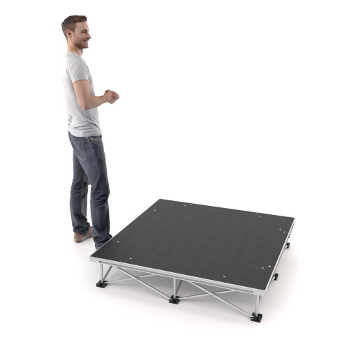 PD X-Lite750 Portable Stage Platform Riser System - 1m x 1m x 20cm 1