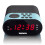 FM-wekker met dubbel alarm, LED-display, blauw 2