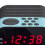 FM-wekker met dubbel alarm, LED-display, blauw 3