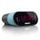 FM-wekker met dubbel alarm, LED-display, blauw 1