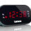 FM-wekker met dubbel alarm, LED-display, blauw 4