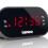 Wekkerradio met dubbel alarm en batterijback-up, wit 4