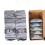 (Grey Rhombus)Set Calze Cotone Con Materiale Resistente Airy E Stampa Digitale Design Quotidiano Per 3