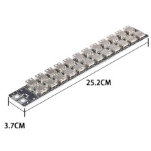 24-Port USB Mobile Phone Charger Multi-Port Charging Socket Factory, Studio Centralized Power Supply Plugboard Module