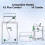 For  Cfs Cable 100cm 485 Extension Cable Connect  // Pro/K1c/K1 Se/K1 Max to Cfs Filament System 5