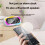 LED Night Light Alarms Clock Multifunctional Bedside Student Bedhead Bedroom Nightlight Clock  Speaker White 5